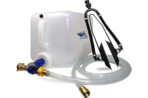 Boat Winterizer Gravity Motor Cleaner with Flusher Kit - Gravity Flow System DIY Winter Preparation Solution for Marine Engin