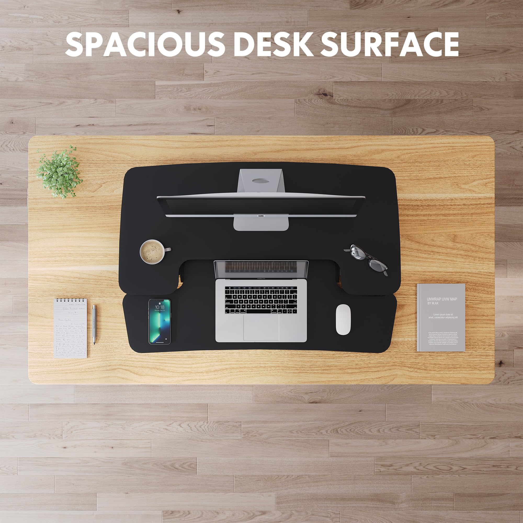 FLEXISPOT Electric Standing Desk Converter 36