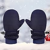 XITOTAHAYE Waterproof Winter Mittens for Toddlers Baby Girls & Boys - Thermal Insulated Snow Gloves for Warm Fleece Lined
