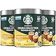 Starbucks Crema Collection Premium Instant Madagascar Vanilla Flavored Instant Coffee, 100% Arabica Beans, 3 Tins (7.12 Oz Each)