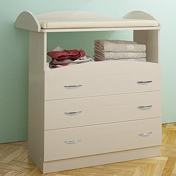 Infantastic Baby Changing Table Unit 3 Drawers Chest Storage