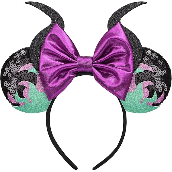 Diademas Con Forma De Orejas De Ratón, Lazos Brillantes, Len | Cuotas