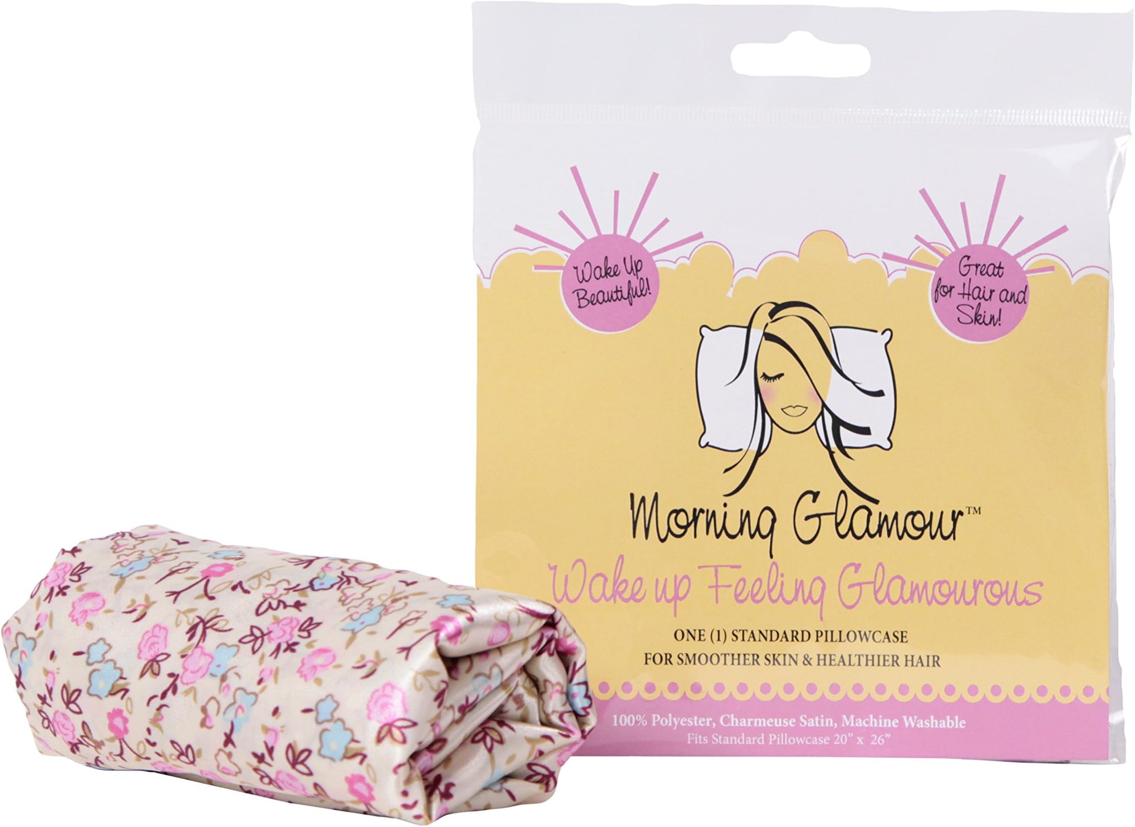 Morning Glamour Single Header Bag Pillowcase, Floral