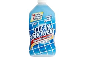 CLEAN SHOWER Scrub Free Clean Daily Shower Cleaner Refill, 60 Fl Oz (4)