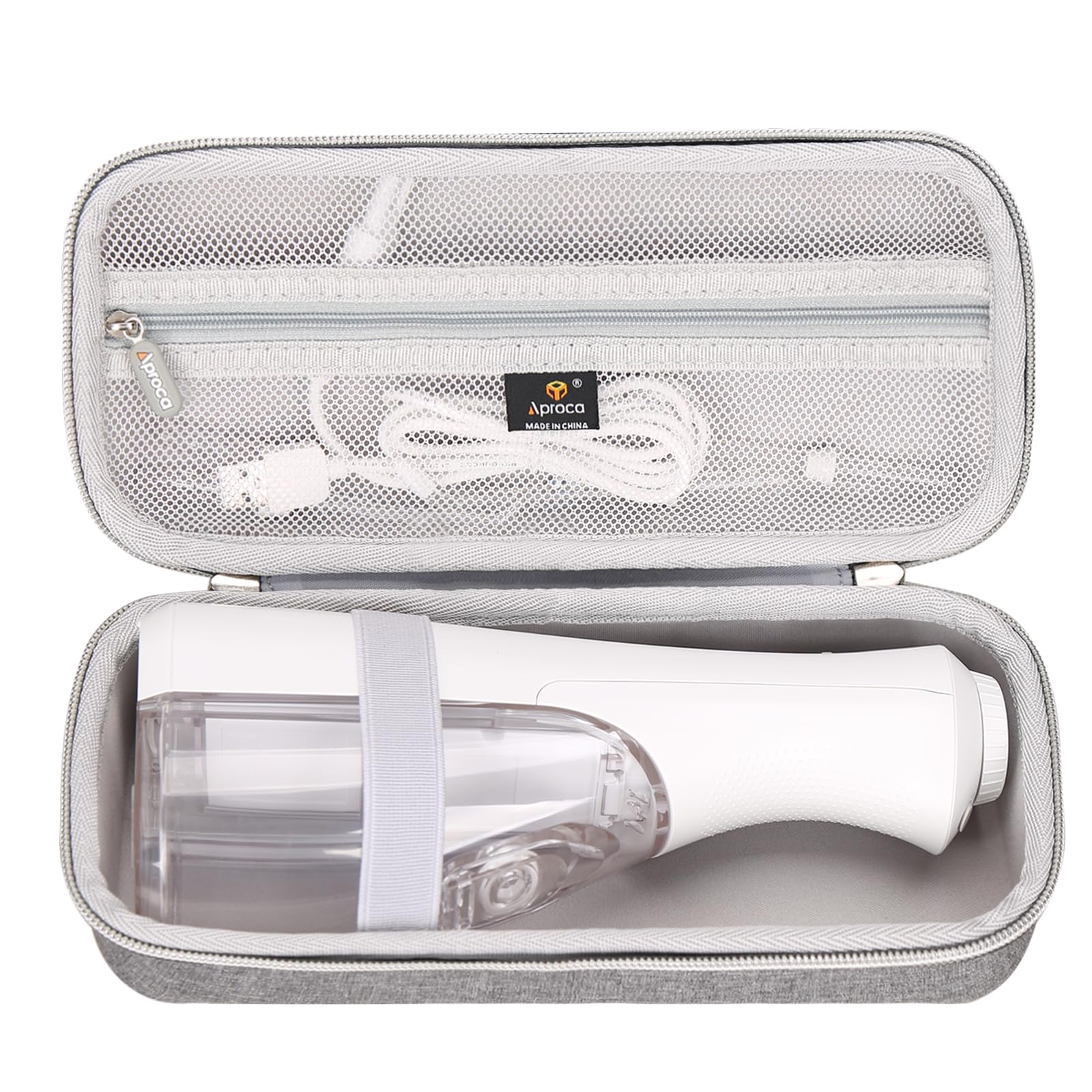 Photo 1 of Aproca Grey Hard Travel Storage Case, compatible with Waterpik WF-02 Cordless Water Flosser and Accessories