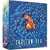 Shallow Sea Standard Edition Tile-Placement Strategy Board Game | Ages 10+, 1&ndash;4 players, 30&ndash;45 Min, build a nature-inspired coral reef ecosystem through strategic ocean tile placement