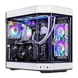 Velztorm White Praetix 3D Custom Built Y60 Gaming