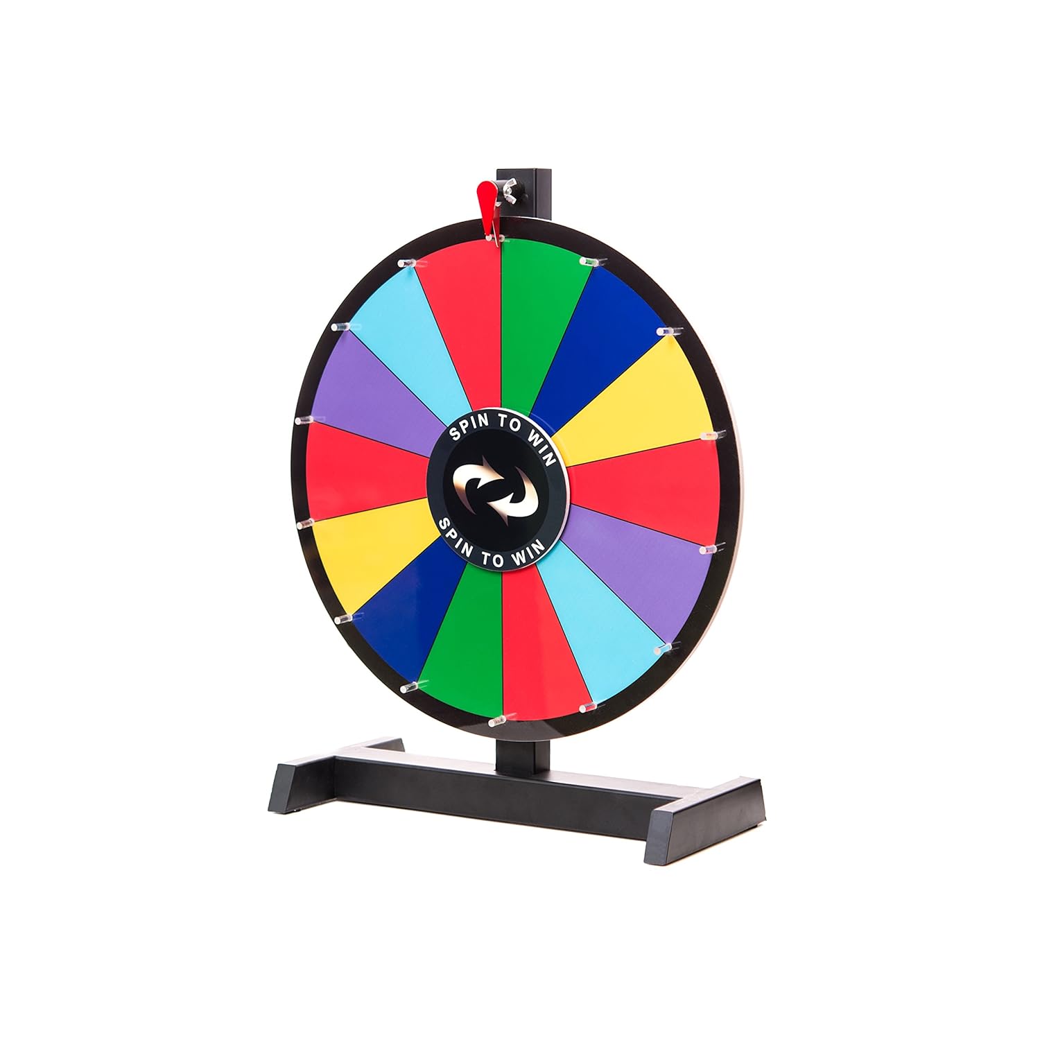  Premium Quality 15' Spinning Mystery Prize Wheel Casino Game. Dry
