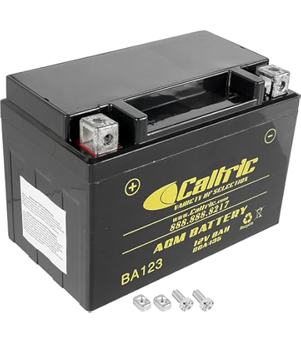 Amazon.com: Caltric Agm Battery Compatible with Kawasaki Ninja 600
