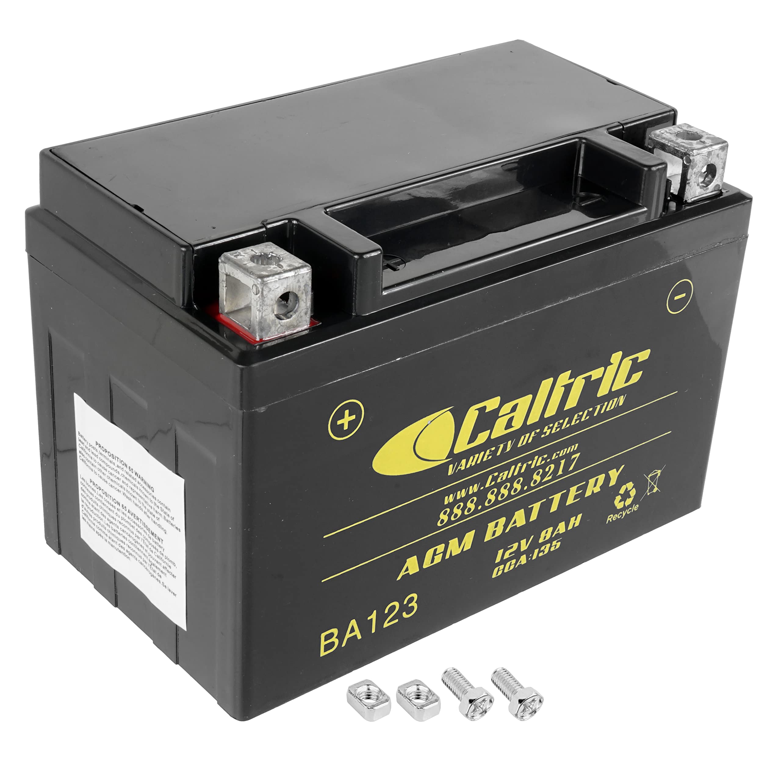 Photo 1 of Caltric Agm Battery Compatible with Honda Trx250Ex Trx-250Ex Sportrax 250 2001-2008