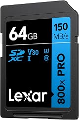 Lexar 64GB 800x SDXC Memory Card 150MB/s Read Write Speed view 3