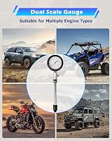 DAYUAN Professional Petrol Engine Compression Tester Kit Set Blue view 7