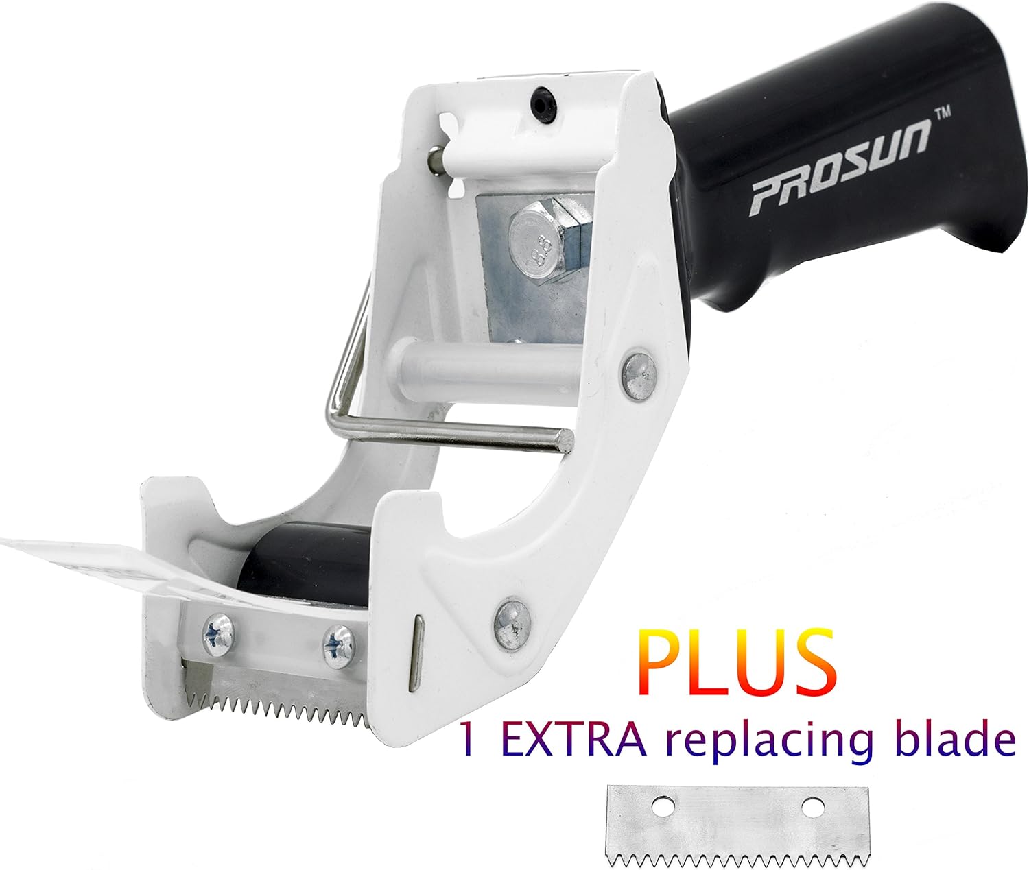 PROSUN Fast Reload 2 Inch Tape Gun Dispenser Packing Packaging Sealing Cutter White : Office Products