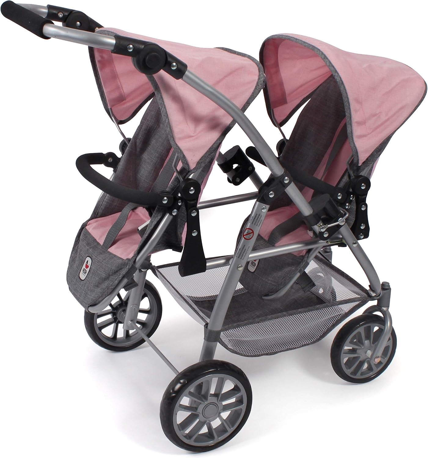 Bayer Chic 2000 689 15 Doll pram, Rose, 71*47*79 cm - Image 4