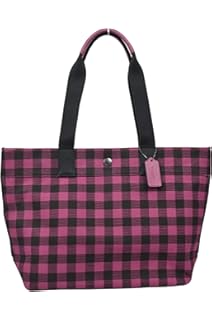 coach buffalo plaid purse