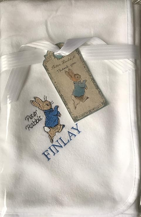 peter rabbit fleece blanket