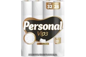 Personal Papel Higiênico Vip Folha Tripla, 32 Rolos De 20M