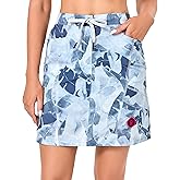 Little Donkey Andy Women's Athletic Skort Skirts UPF 50+ Quick Dry Golf Tennis Causal Skirt with Pockets
