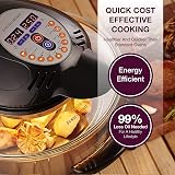 Andrew James 12-17L 1400W Digital Halogen Oven Air Fryer with Accessories view 2