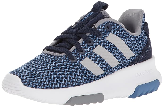 adidas Kids CF Racer TR Running Shoe, Collegiate Navy/Collegiate Navy/Grey, 5.5 M US Big Kid 