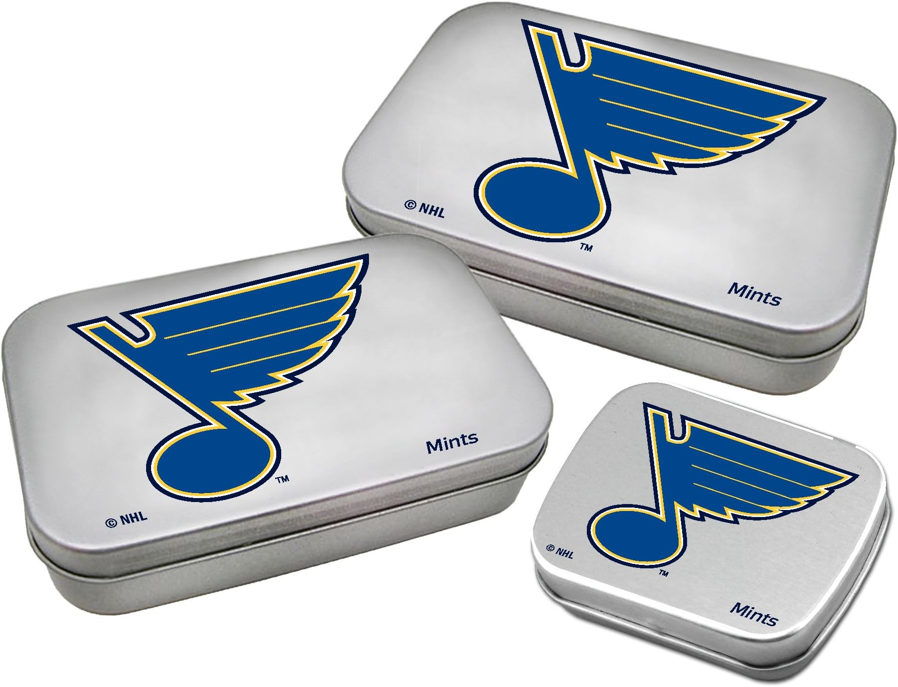 Worthy Promotional NHL Decorative Mint Tin 3-Pack with Sugar-Free Mini Peppermint Candies