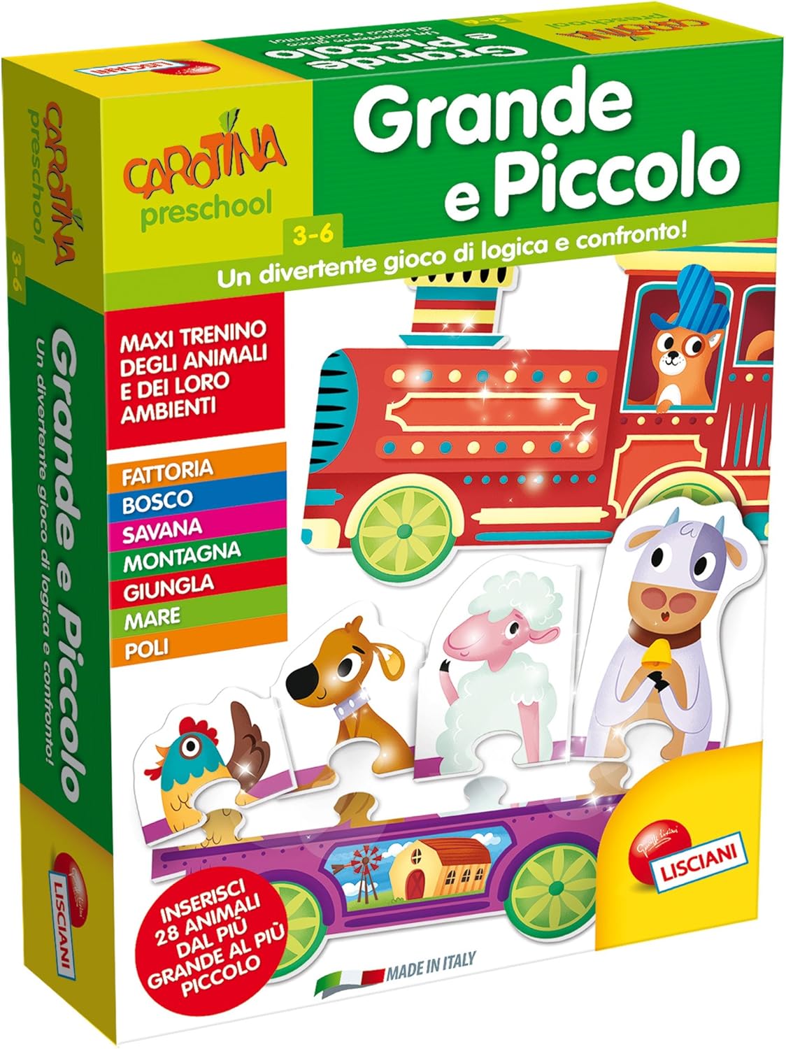 Lisciani Giochi 57658 Carotina Plus Grande e Piccolo Amazon.it