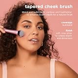 Real Techniques Tapered Cheek Brush - For Blush, Highlighter or Loose Powder - view 3