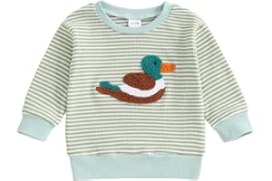 MERSARIPHY Toddler Baby Boy Girl Sweatshirt Sweater Long Sleeve Crewneck Waffle Knit Outfit Pullover Tops Fall Winter Clothes