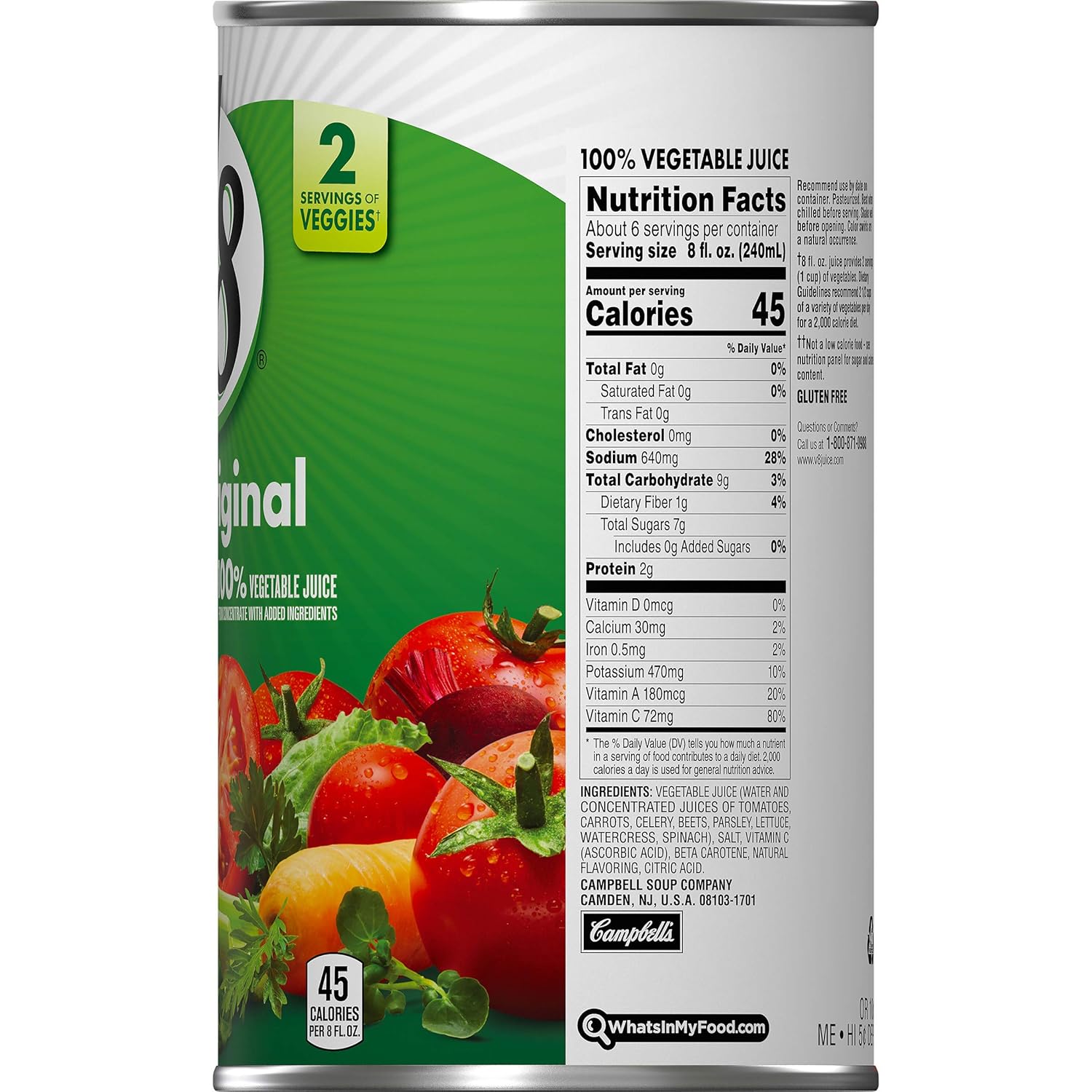 35 V8 Nutrition Facts Label Label Design Ideas 2020