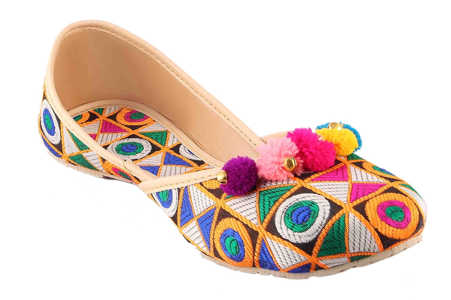 shree women's pvc rajasthani jaipuri work partywear belly