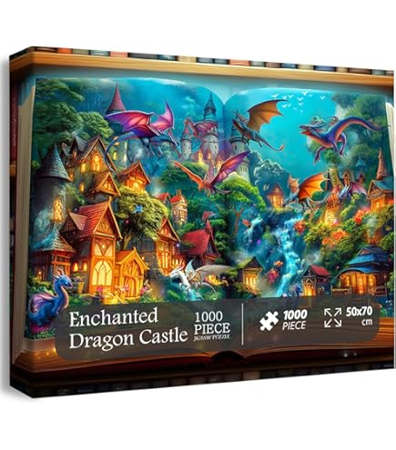 Ceaco - Foil Puzzle - Rainbow Dragon - 500 Piece Jigsaw