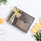 BELLE VOUS Brown Faux Leather 5 Compartment Valet Organiser Tray view 7