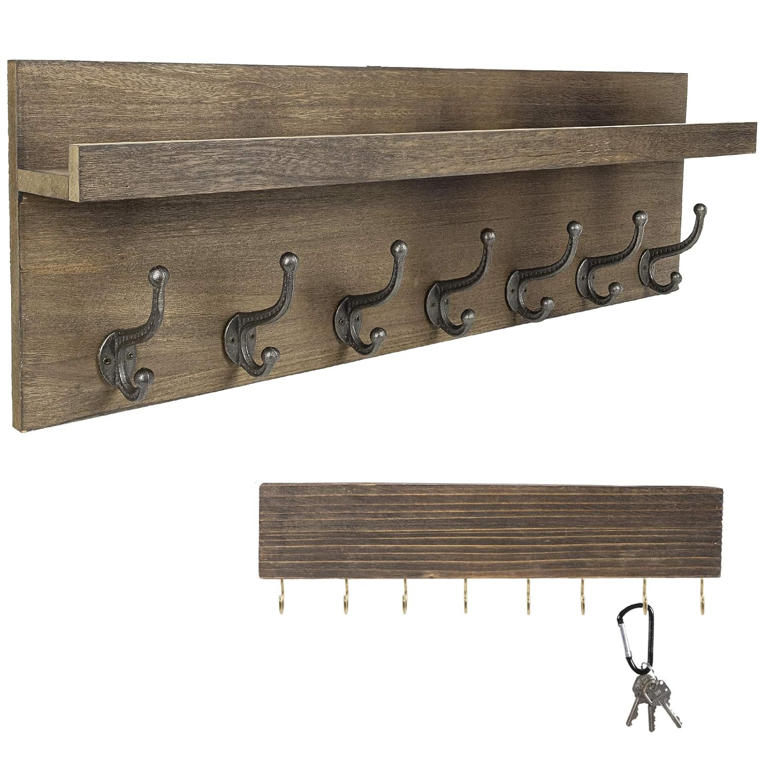 Best Coat Rack Entryway Organizer Driftwood