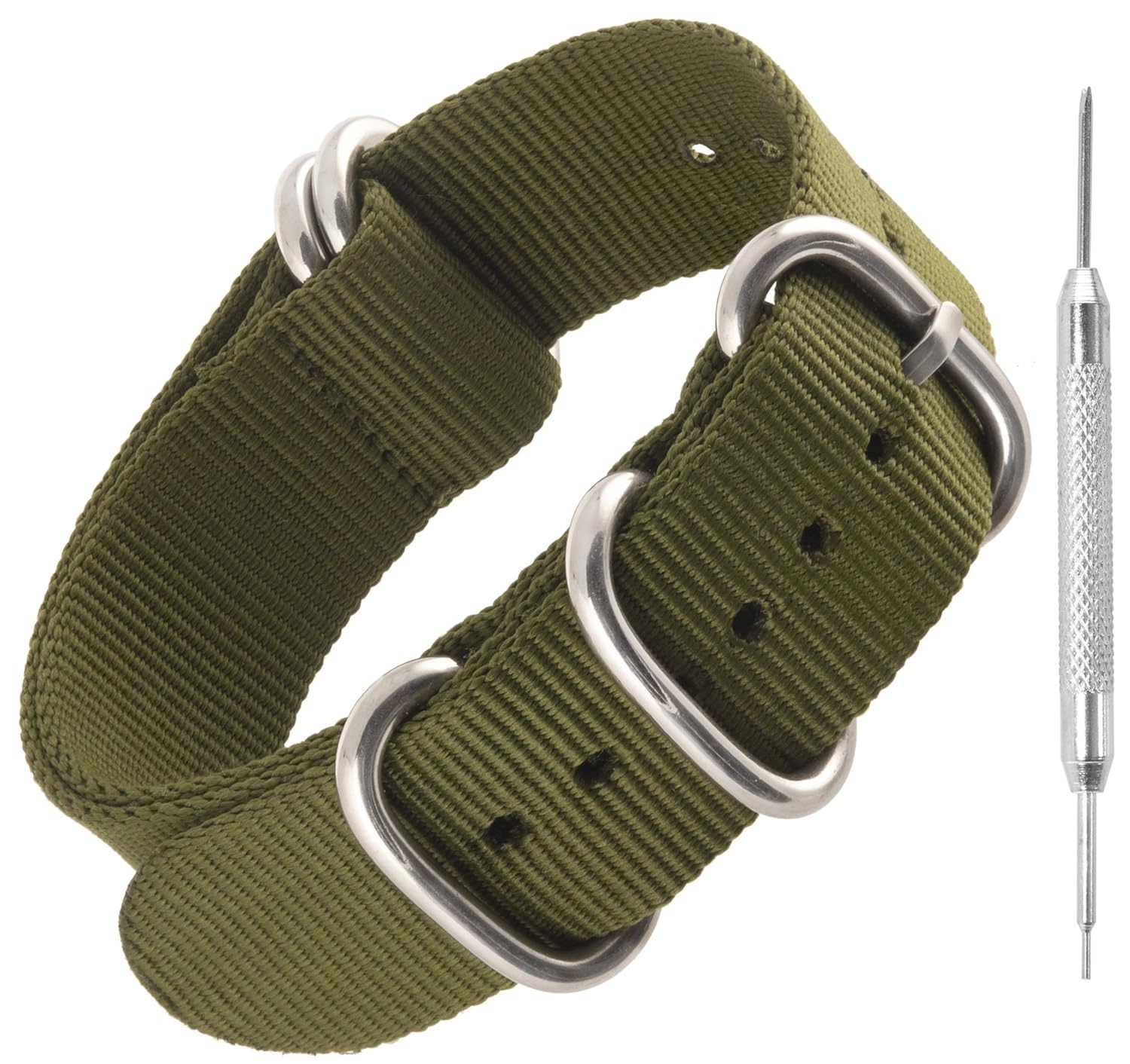 Heavy Duty Nylon NATO Watch Strap by Sniper Bay® Straps Military