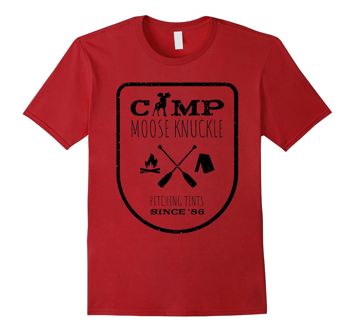 Camp Moose Knuckle Outdoors and Camping T Shirt-ANZ