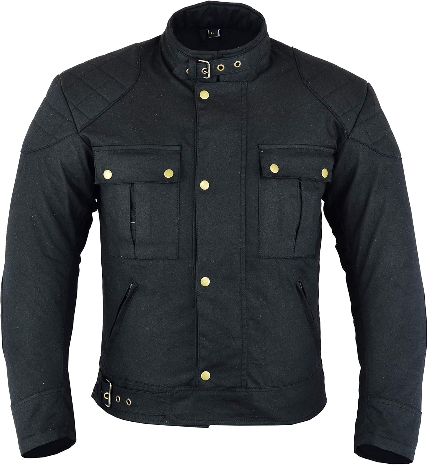 Texpeed Waterproof Waxed Cotton Motorbike Motorcycle Jacket Biker CE