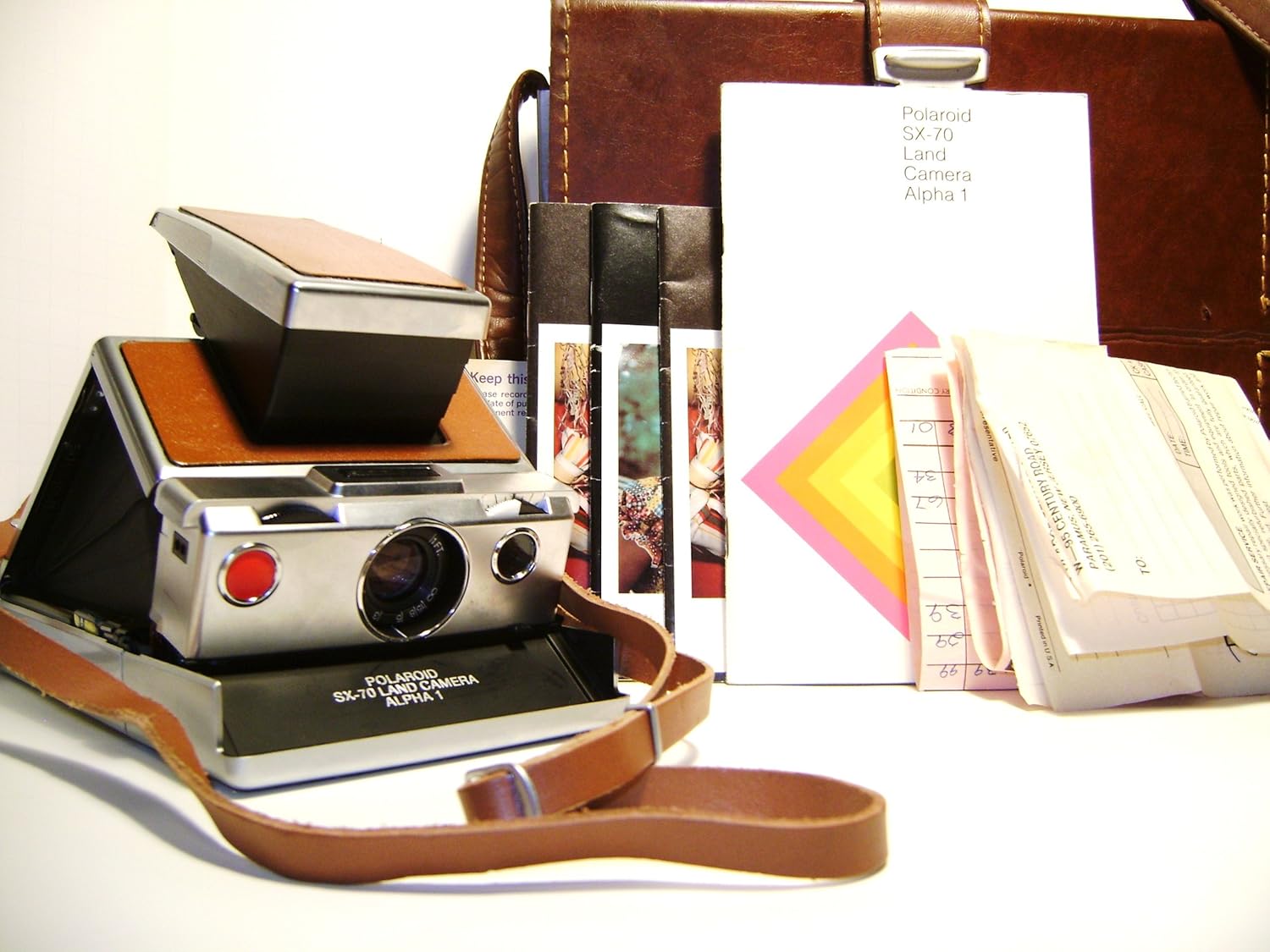 Amazon.com : Polaroid SX-70 Alpha One Camera With Original Case and Manuals  : Everything Else