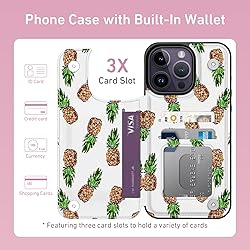LETO for iPhone 15 Pro Wallet Case - Flip Folio