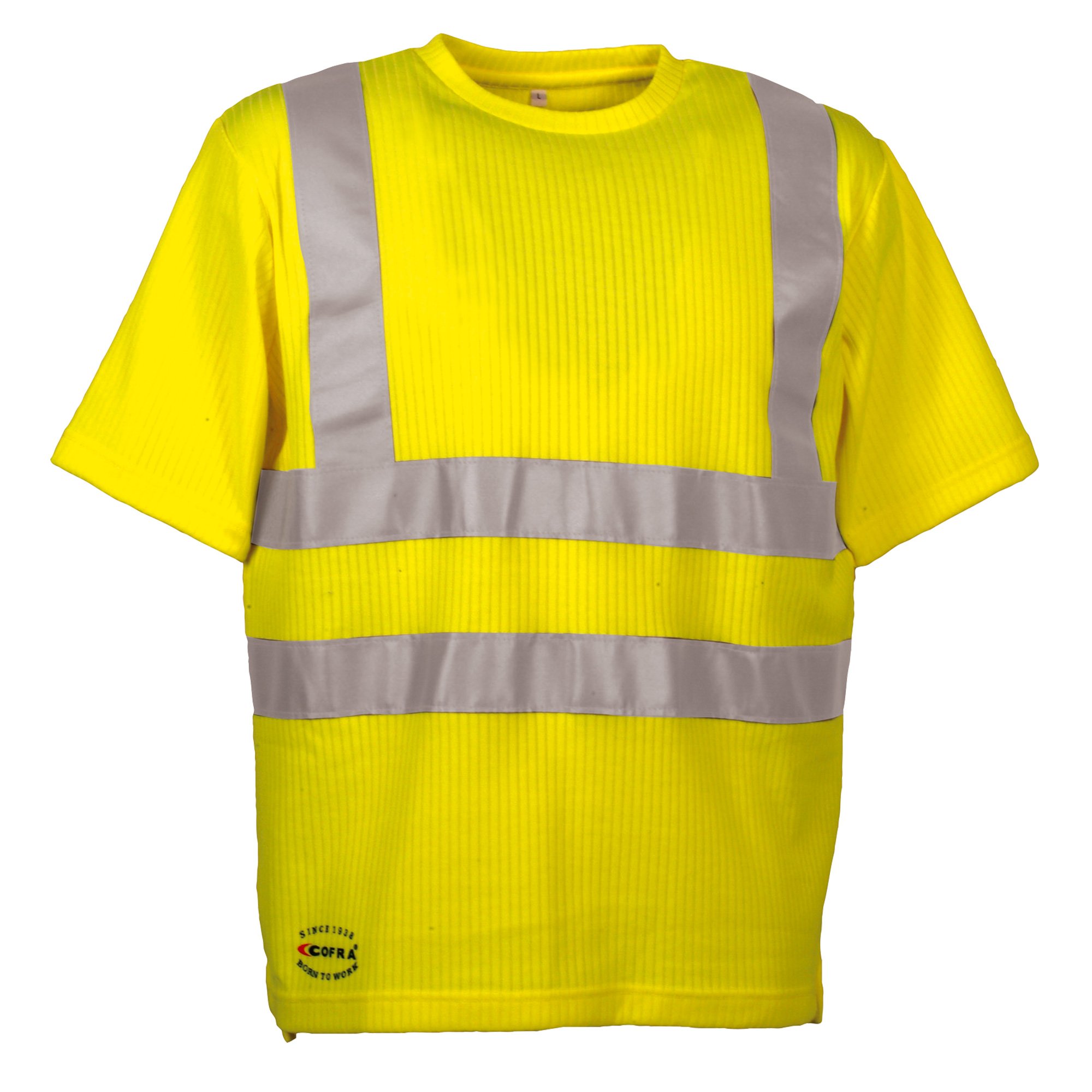 Cofra V118-1-00.Z/3 "Alert" T-Shirt, Yellow, Size Medium
