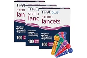3 x 100ct 33g TRUEplus® Lancets + TRUEplus® Log Book