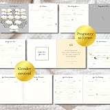 Omni & Ori Inspirational Baby Journal Memory Book Cream Gold 172 Pages view 4