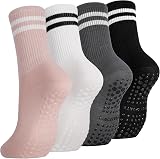 Zuimei Yoga Grip Socks Women Non Slip Grippy Mid-Calf Various Colors 39-42 view 1