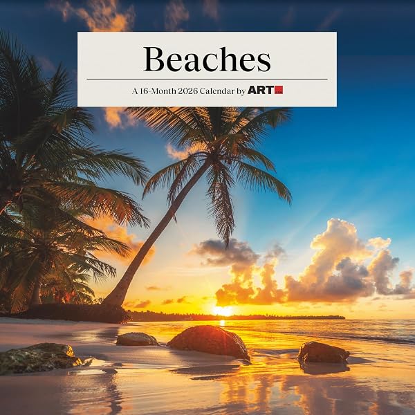 Tropical Islands | 2026 7 x 14 Inch (Hanging) Monthly Mini Wall