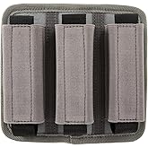ANEETAFAN Tactical Pistol Elastic Mag Pouch - Open-Top Molle Velcro Panel Mag Holder, Universal Magazine Carrier