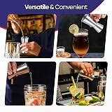 EVOKK Jigger Set 2 Pcs Stainless Steel 30ml 60ml Dual Measure Cup view 5