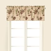 Woodland Retreat 100% Cotton Single Window Valance Curtain 16" x 72" | Lake House Decor, Rustic Decor, Gift Idea