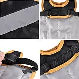 Pratvider Chicken Saddle Hen Poultry Apron Elastic Strap Protection Suit Black view 5