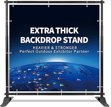 Amazon Com T Sign 5x7 8x10 Ft Heavy Duty Backdrop Banner Stand
