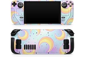 Design Skinz - Compatible with Steam Deck - Skin Decal Protective Scratch-Resistant Removable Vinyl Wrap Cover - Mystical Crescent Moons