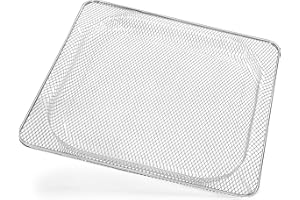 AMPtaan Stainless Steel Air Fryer Basket Compatible with Ninja Foodi SP100, FT102, SP102, SP101, SP101C 8-in-1 Digital Air Fry Oven